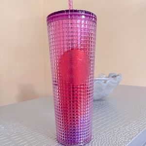 Starbucks ombré pink